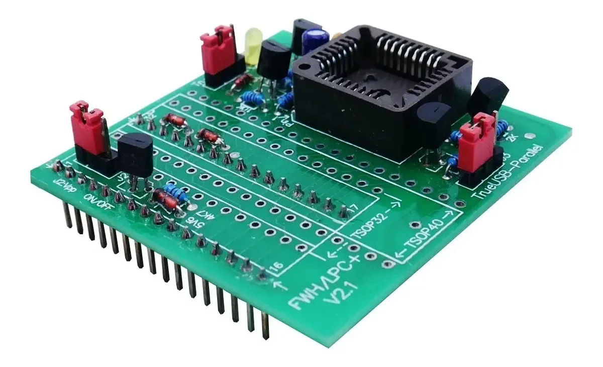 Adaptador para Willem GQ-4x FWH/LPC Plcc32 Eeprom