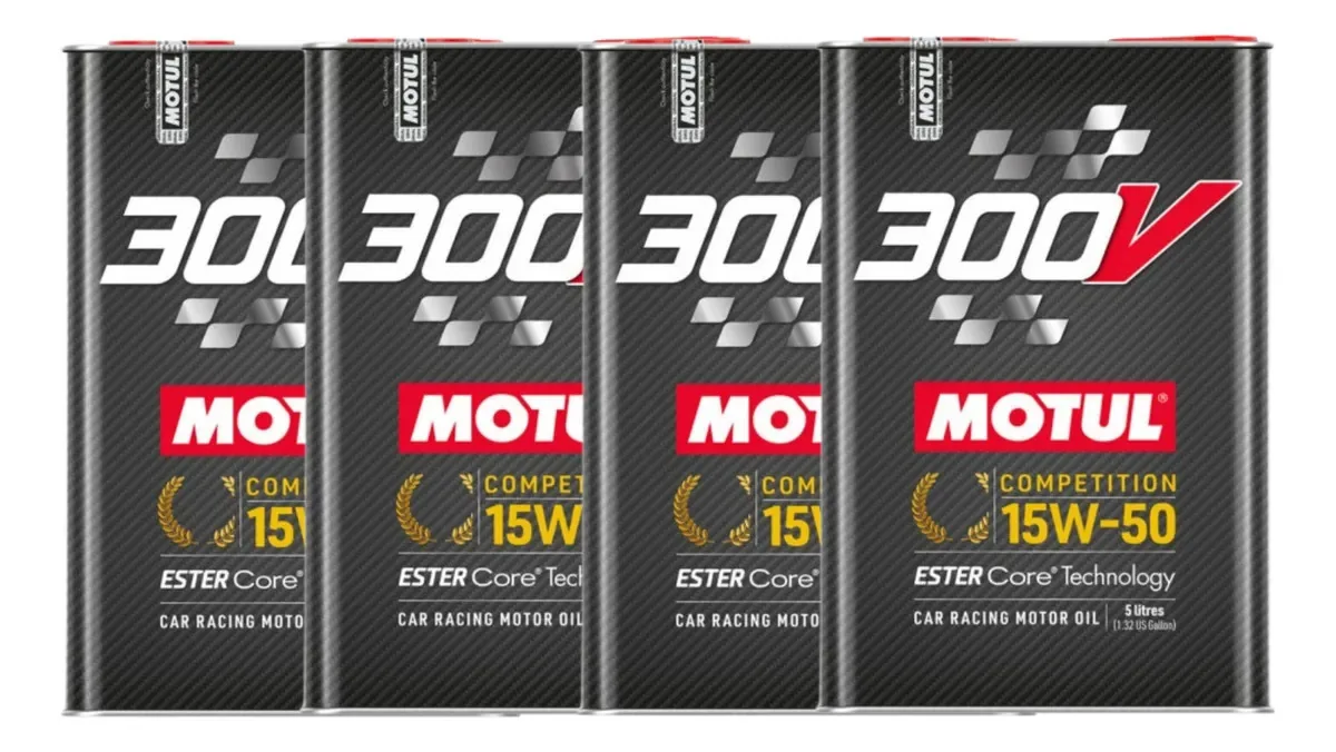 Óleo de motor Motul Competition 300v Competition 15w50 8l