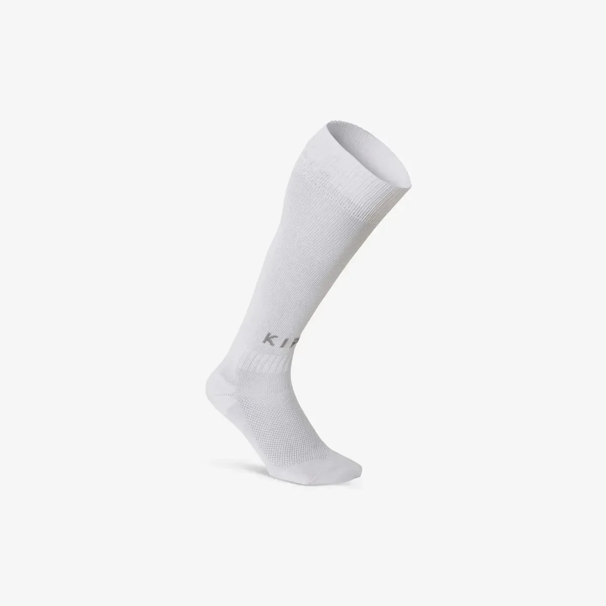 Meias de futebol infantis Kipsta F100 brancas Kipsta Grey 22-24