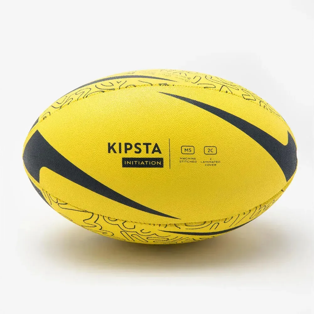 Bola Iniciação Rugby Tamanho 3 Kipsta Amarelo-limão
