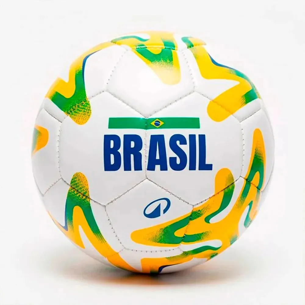 Mini Bola De Futebol Brasil Kipsta Branco