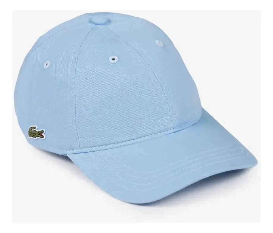Boné Lacoste Gabardine Em Promoção... Cor Azul-claro Tamanho Un