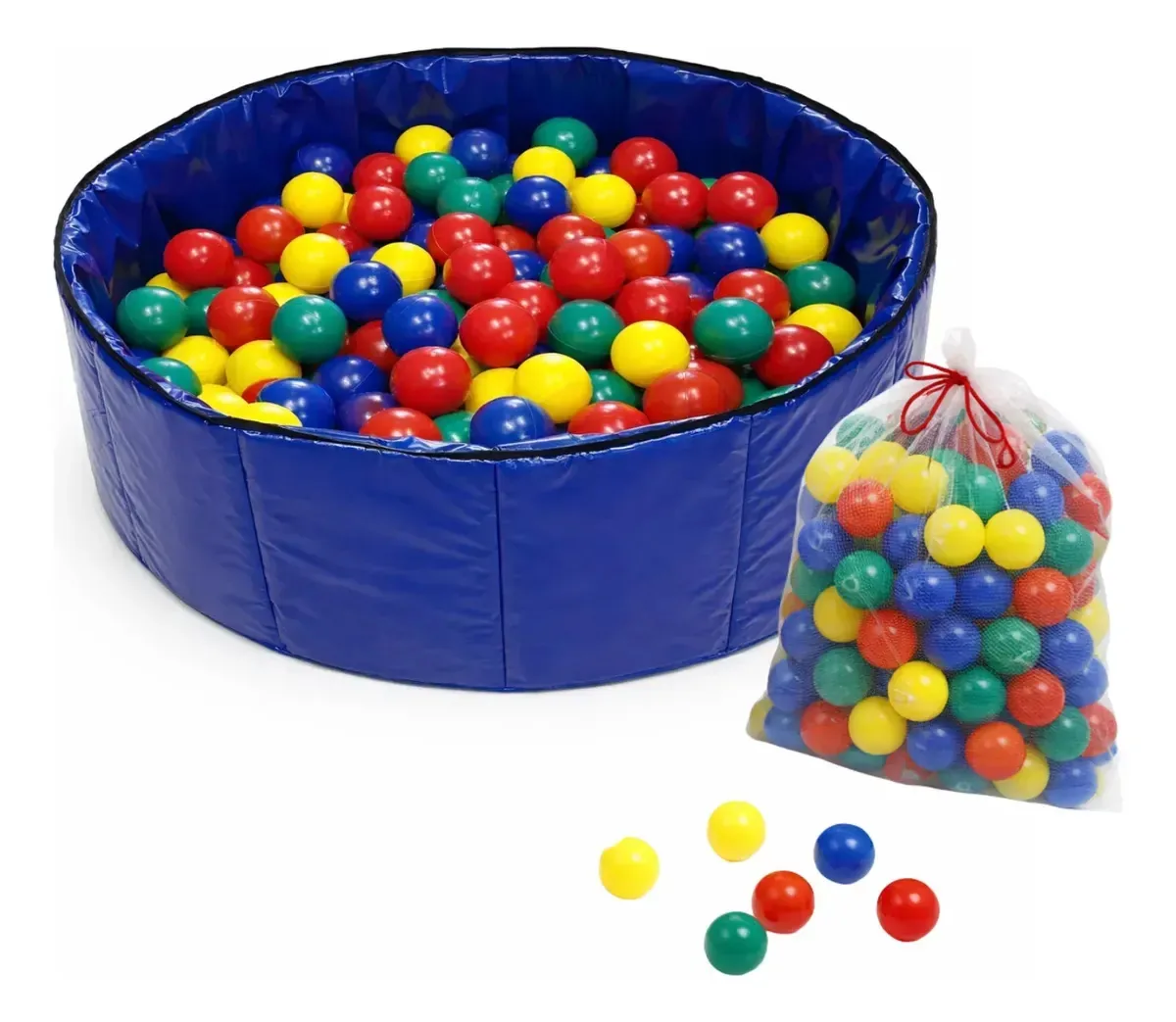 Piscina De Bolinhas Para Criança Pequena Azul