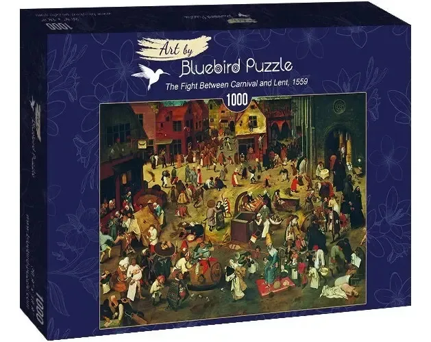 Puzzle Bluebird 1000 unidades - Bruegel - A luta entre Carni
