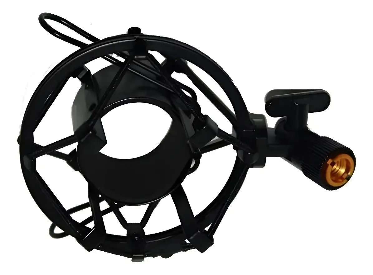 Suporte Shockmount Spider para microfone condensador preto