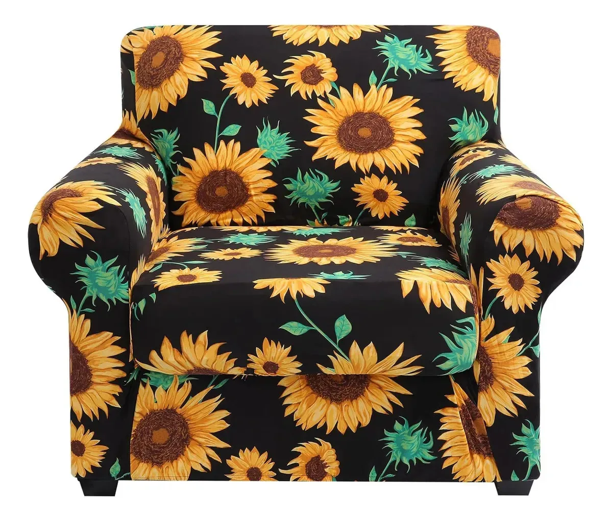 Capas de sofá, capas de poltrona/sofá, impressas, elásticas