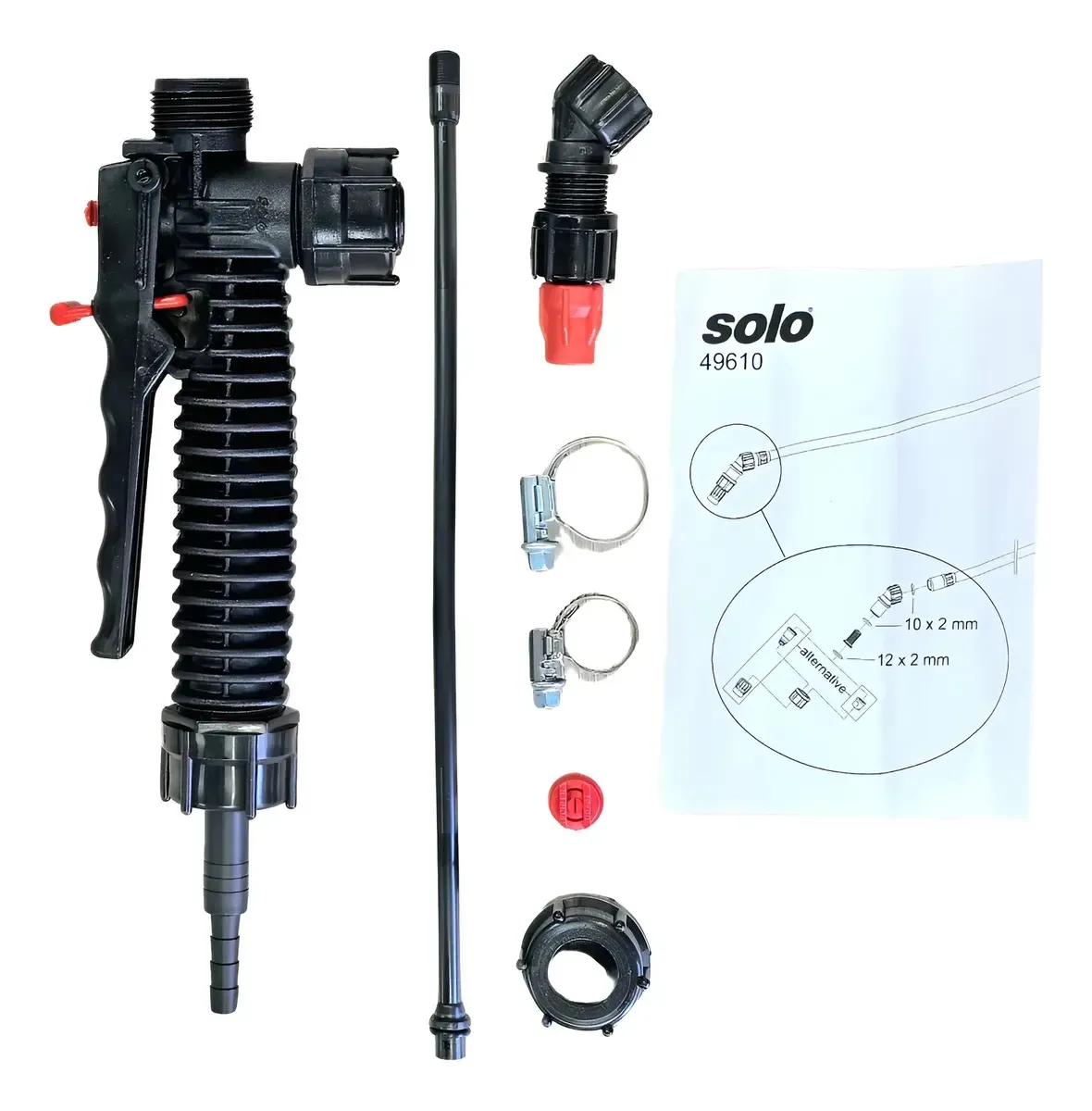 Pulverizador de jardim pulverizador a não utiliza Solo 49 610 preto