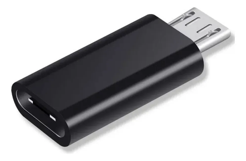 Adaptador USB-c fêmea para micro USB macho
