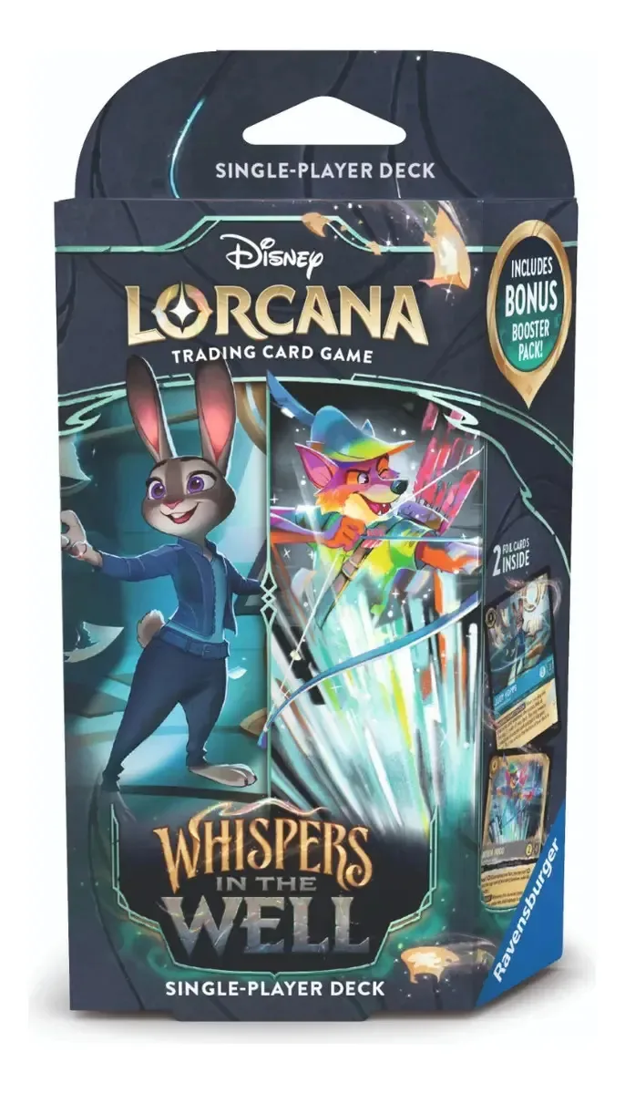 Jogo de cartas colecionáveis Disney Lorcana Ravensburger de 1 mazo con 60 cartas