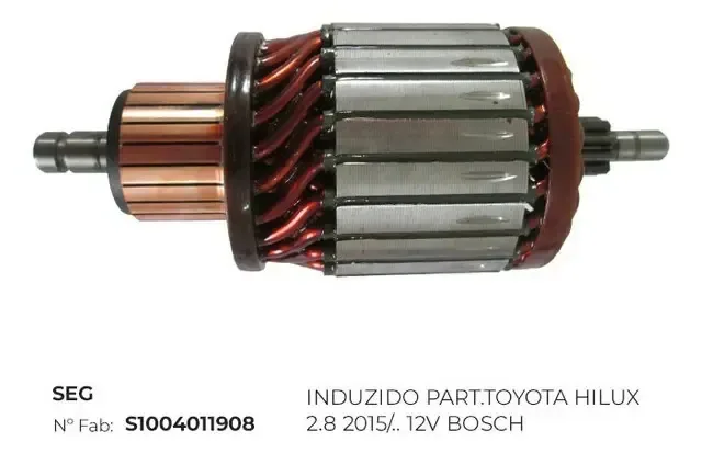 Induzido Part.toyota Hilux 2.8 2015/.. 12v