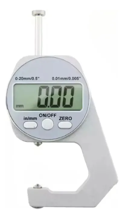 Calibrador digital Mini Vernier com espessura 0,01 calibrado 20 mm cinza