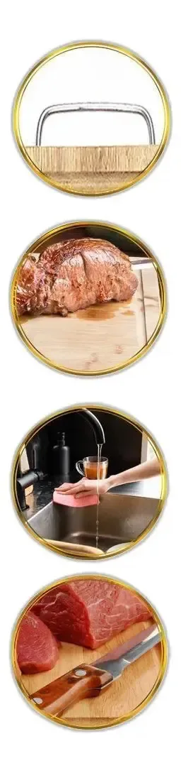 5 Tábuas De Madeira Para Cortar Churrasco Ou Legumes