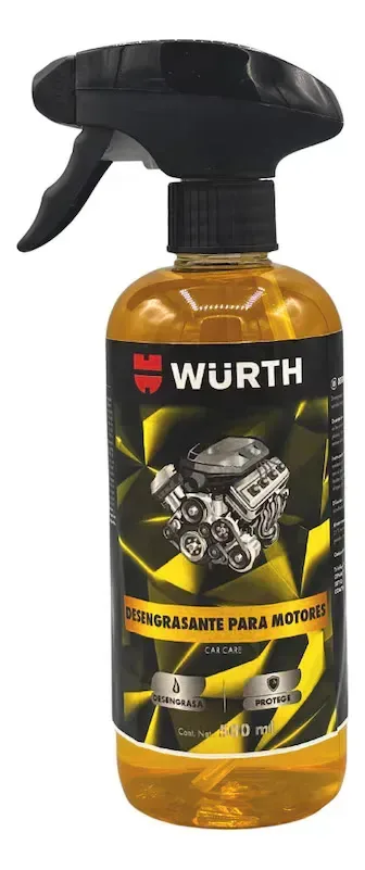 Desengrasante De Motor Würth 500ml Limpieza Potente