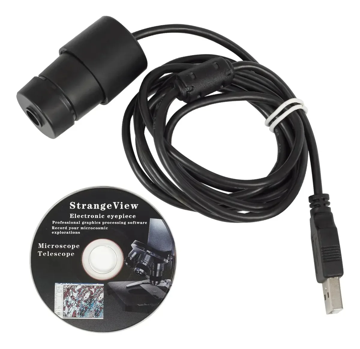 Câmera de imagem de microscópio ocular eletrônico