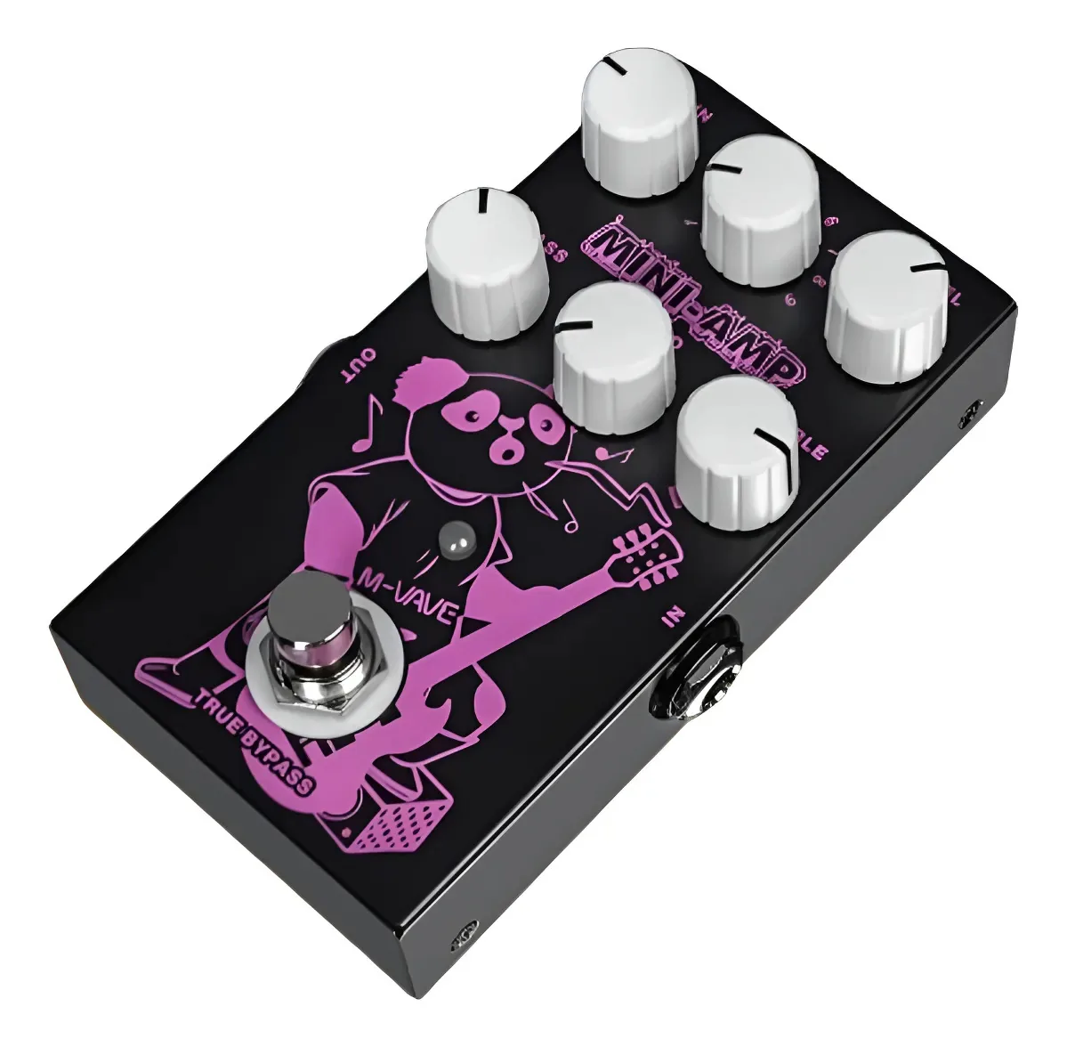 Pedal de efeitos de guitarra elétrica M-vave Mini Amp Black