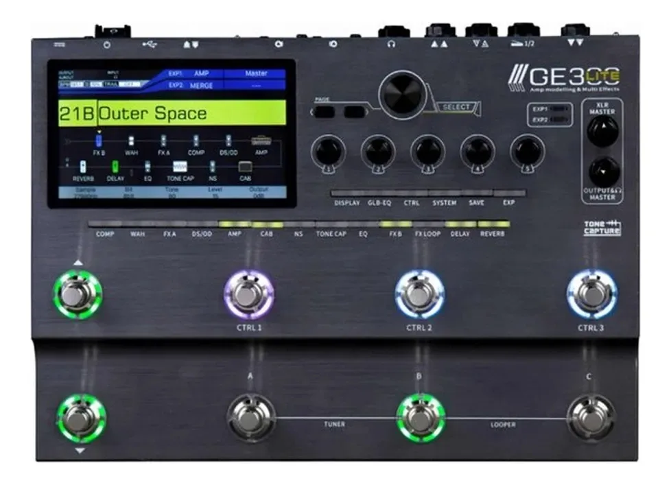Pedaleira Mooer Ge300 Lite Multi Efeitos & Tone Capture