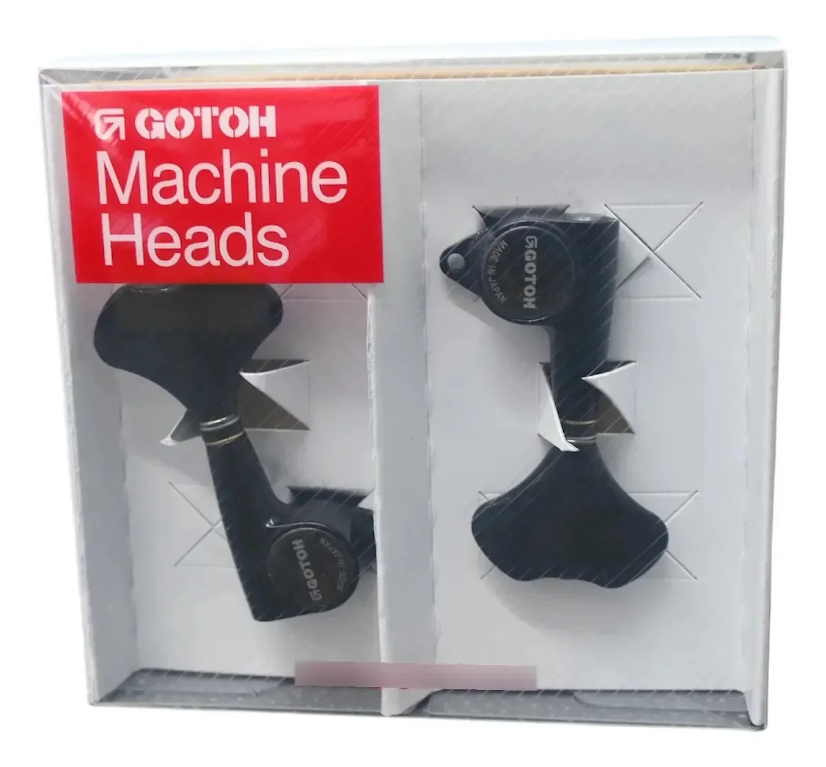 Baixo elétrico Gotoh de 4 cordas e 4 cordas Inline Gb707 Cosmo Black