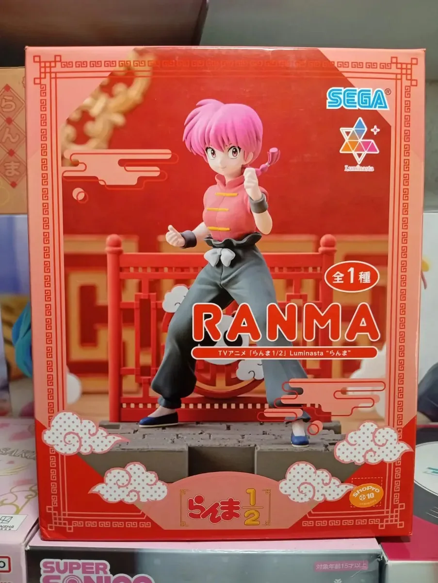Boneco feminino de Sega Luminasta Ranma 1/2 Saotome