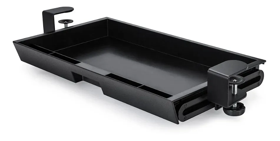 Organizador de mesa deslizante de escritório com gaveta baixa