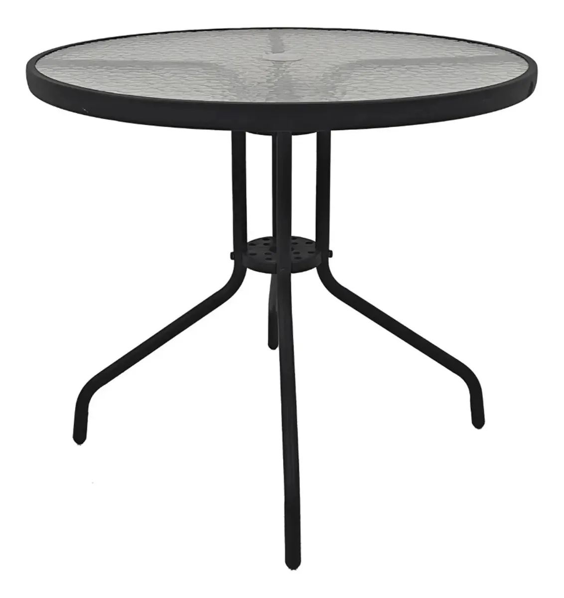 Mesa De Jardim Aço Redonda 70x80x80cm - Nice