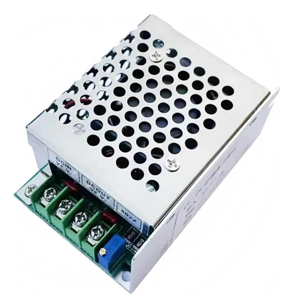Redutor de alta potência ajustável Dc-DC com módulo de fonte de alimentação regulado solar Case Wind para veículos de 12-75V