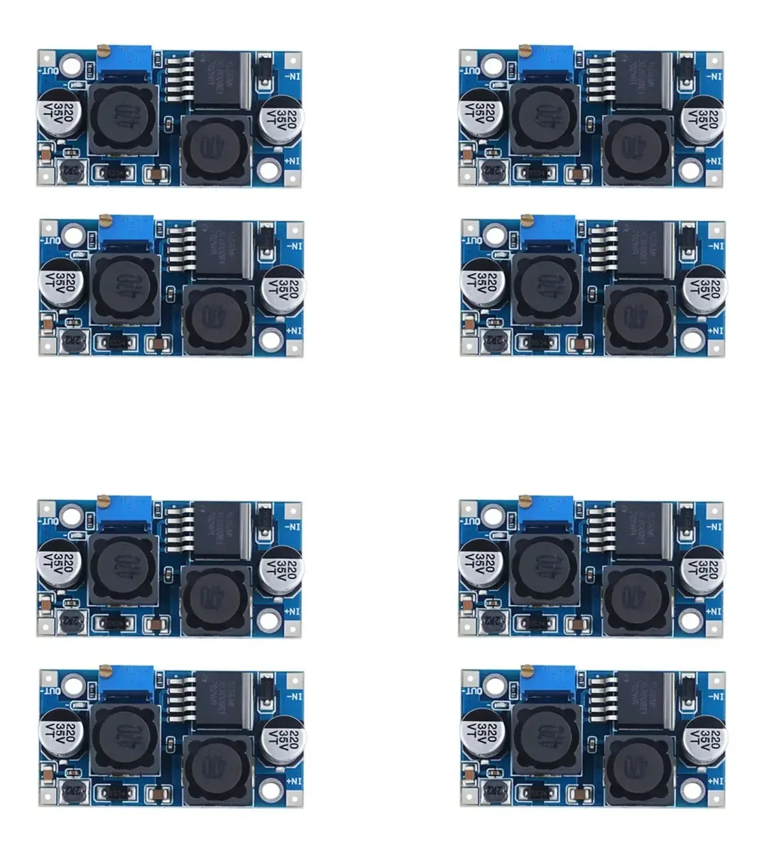 Conversor de impulso ajustável Buck Boost Dc-DC automático, regulador de tensão Xl6009, módulo de tensão