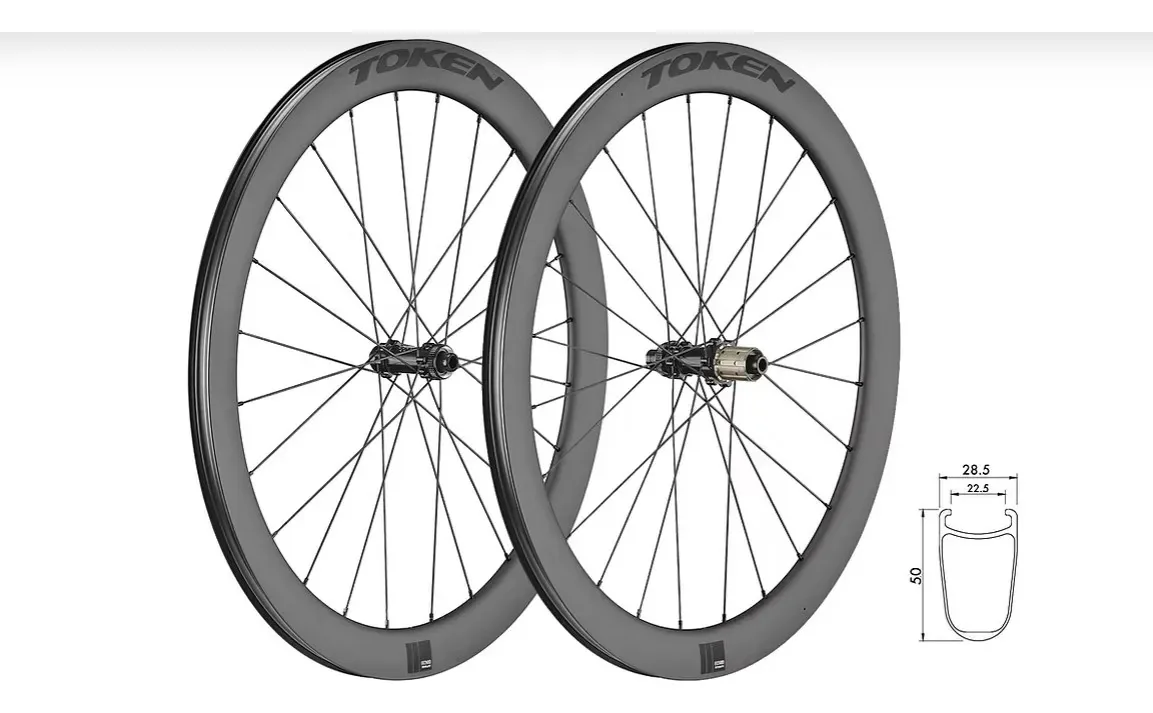 Rodas Token Carbono Speed Disc Ec50d Xdr