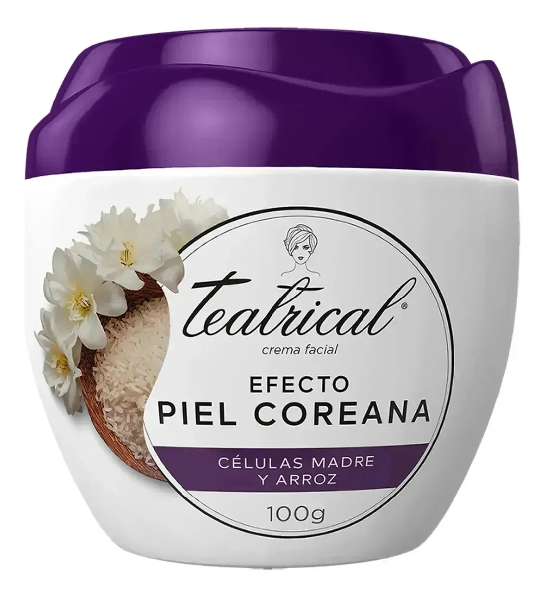 Creme facial teatral coreano 100g
