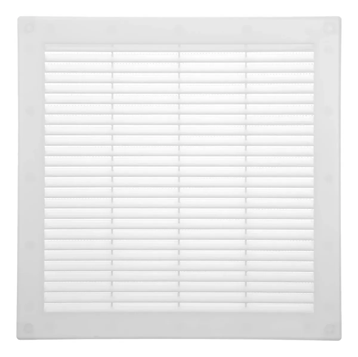 Grelha de ventilação marrom Ecopro Vent 10x10" com malha branca