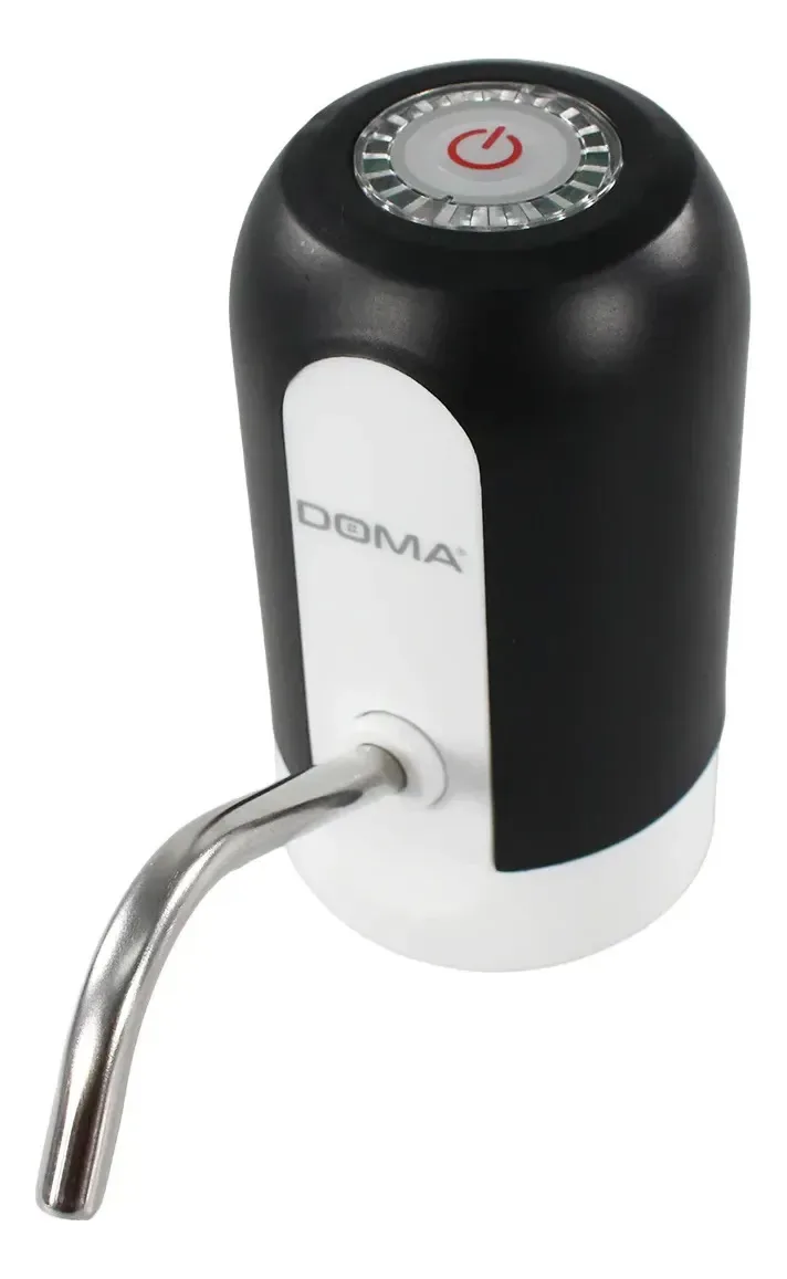 Dispensador de água recarregável tipo C preto
