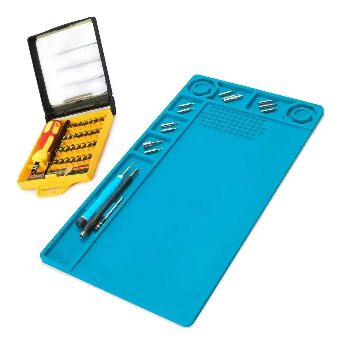 Manta Anti-estática Silicone + Kit De Chaves 32 Em 1 Te6032