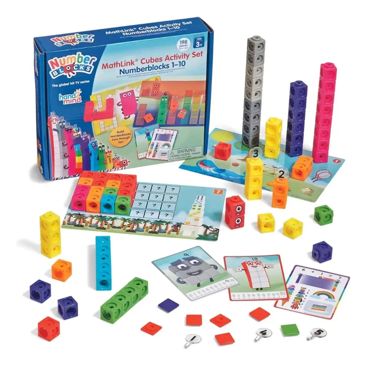 Para as atividades do jogo Hand2mind Numberblocks