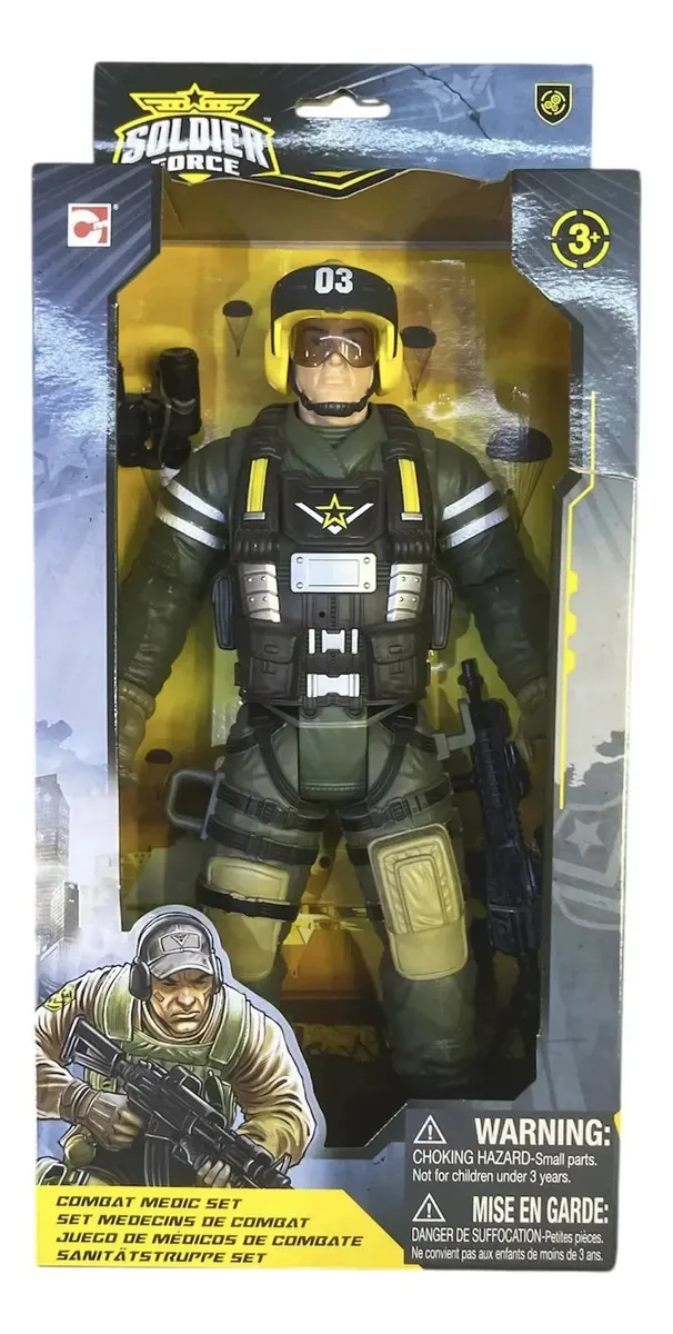 Bonecas Soldier Force Military Soldier 32cm