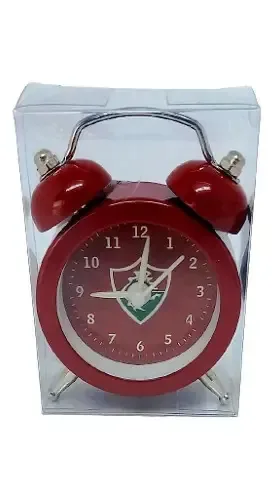 Mini Despertador Fluminense Vermelho