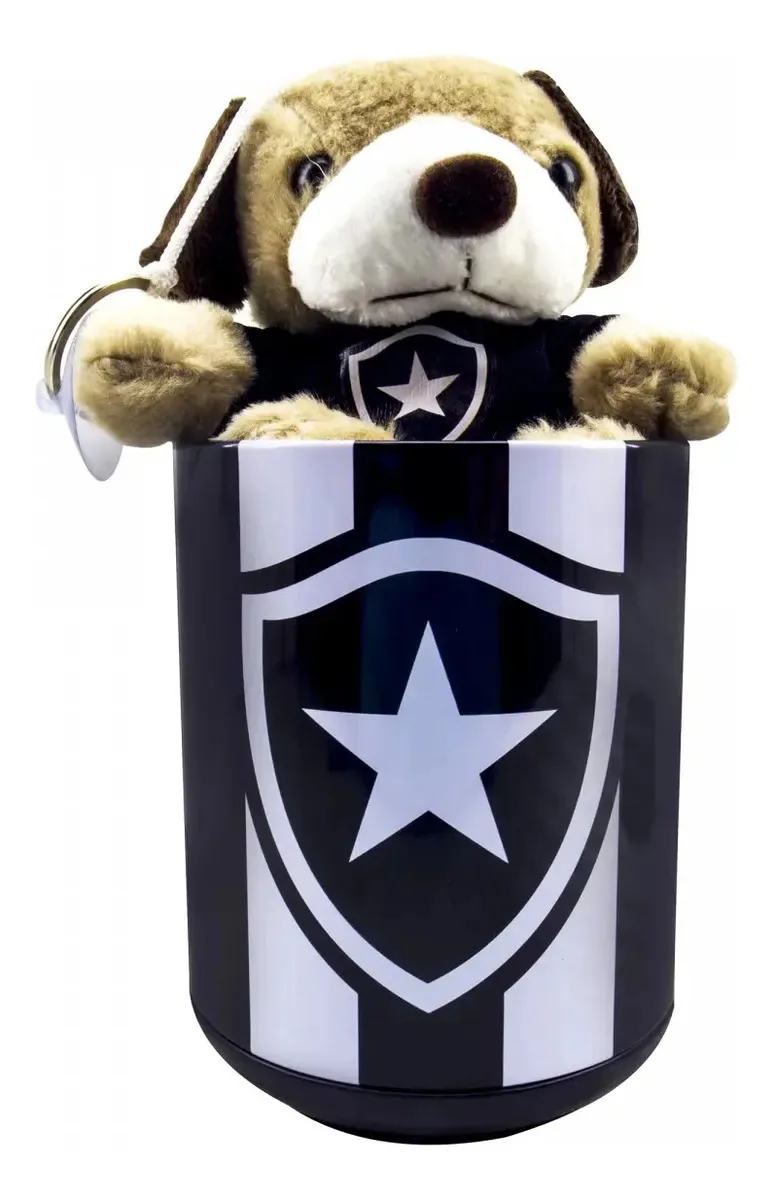 Cofre Com Chaveiro De Pelúcia Botafogo