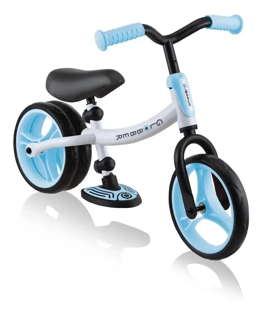 Bicicleta Balance 2 em 1 para meninas sem pedais azul claro