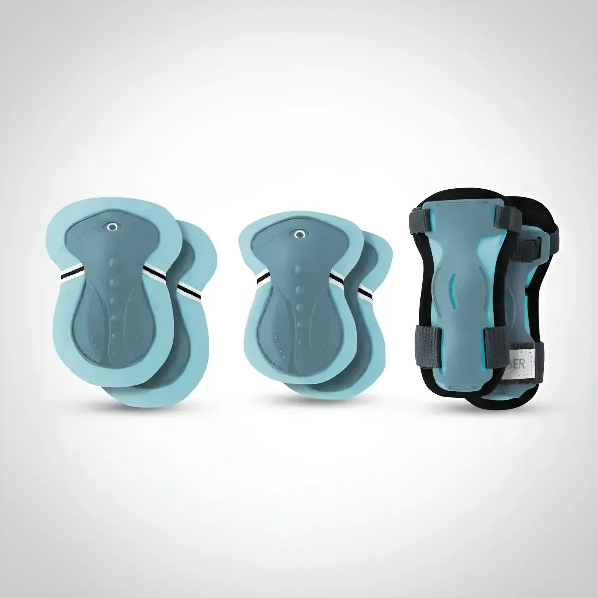 Conjunto de proteção Junior Globber Pastel Blue