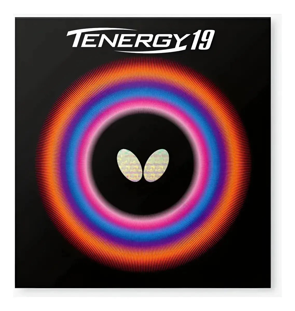 Borracha de Tênis de Mesa Butterfly Tenergy 19 Preta, 2.1mm