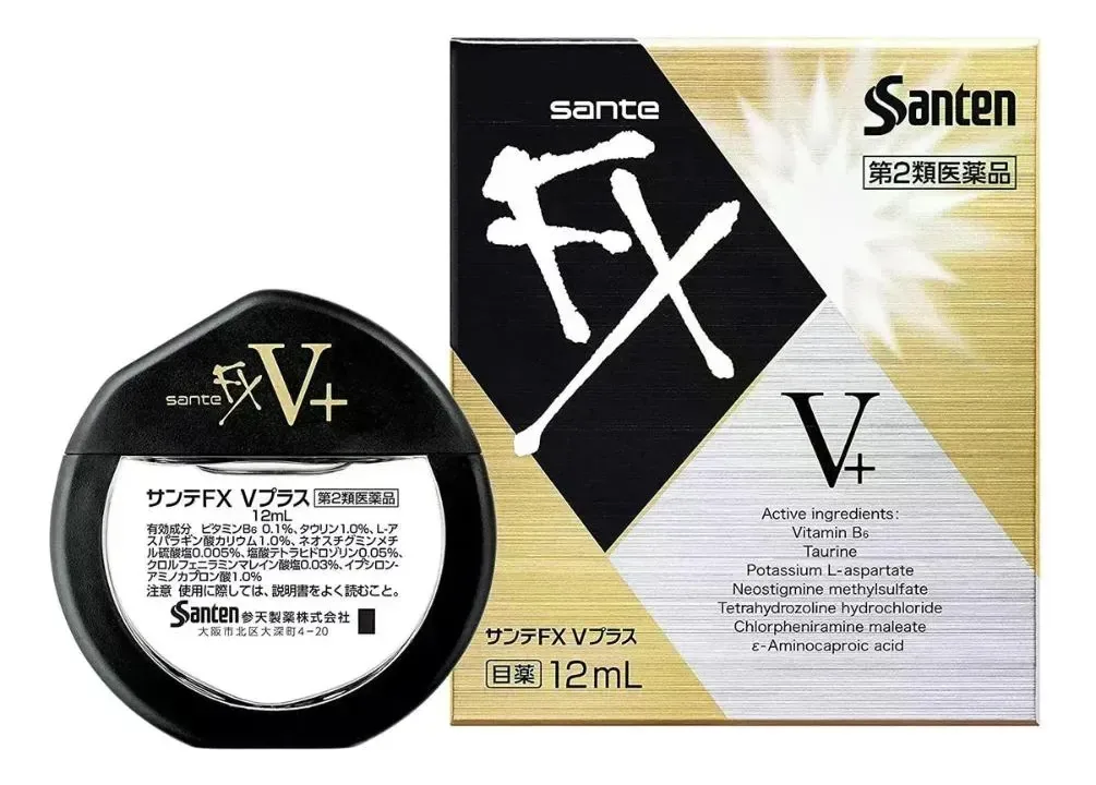 Colírio Sante Fx V+ Premium Japão 12 Ml