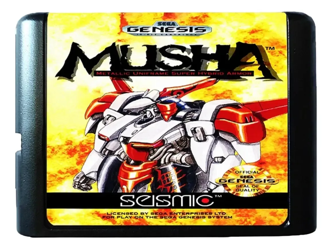 Aleste Musha Em Portugues Mega Drive Genesis Tectoy Sega