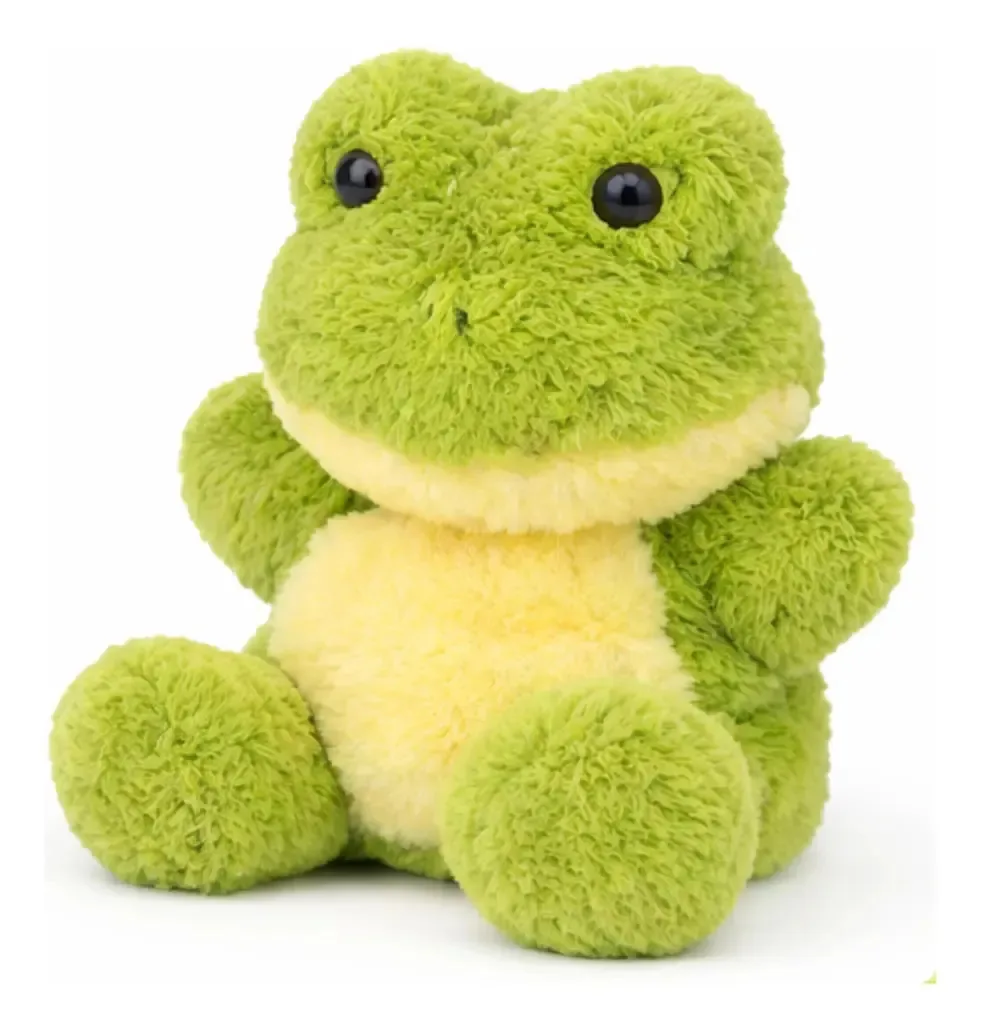 Sapo de pelúcia de 25 cm
