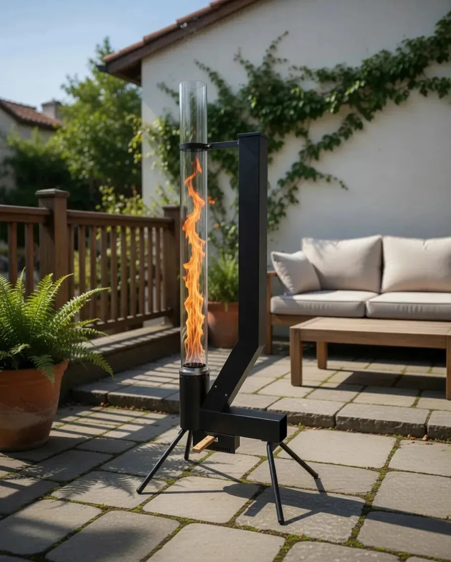 Aquecedor pellet Kassel Calefaçao interior e exterior