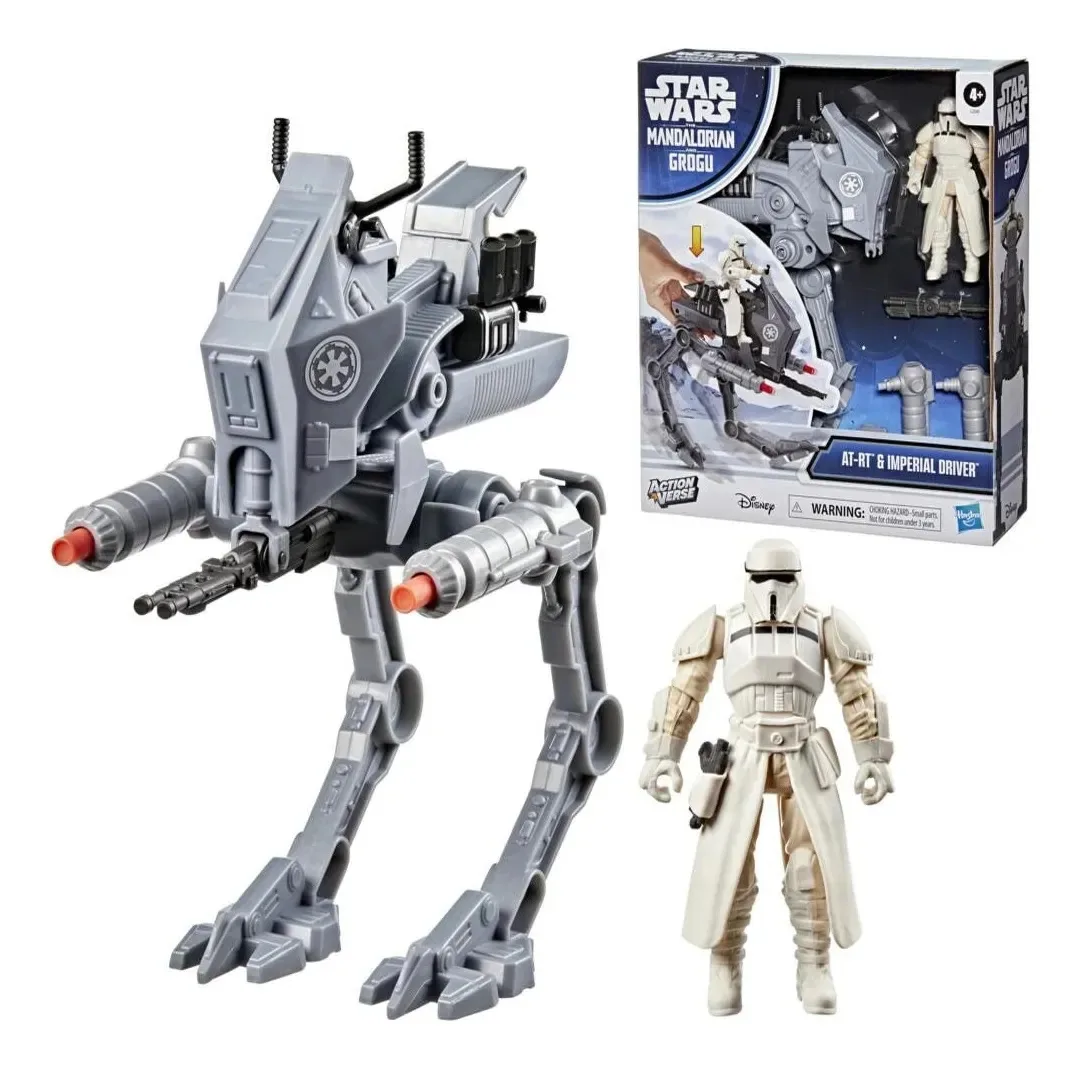Conjunto de drivers Star Wars Actionverse AT-RT e Imperial
