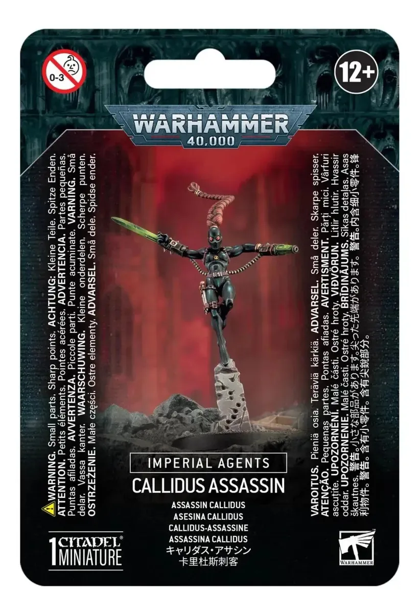 Agentes imperiais de Gw Warhammer40k Callidus Assassin