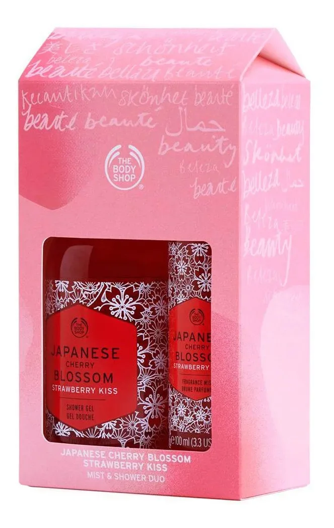 Conjunto de fragrâncias japonesas Cherry Blossom Kiss The Body Shop