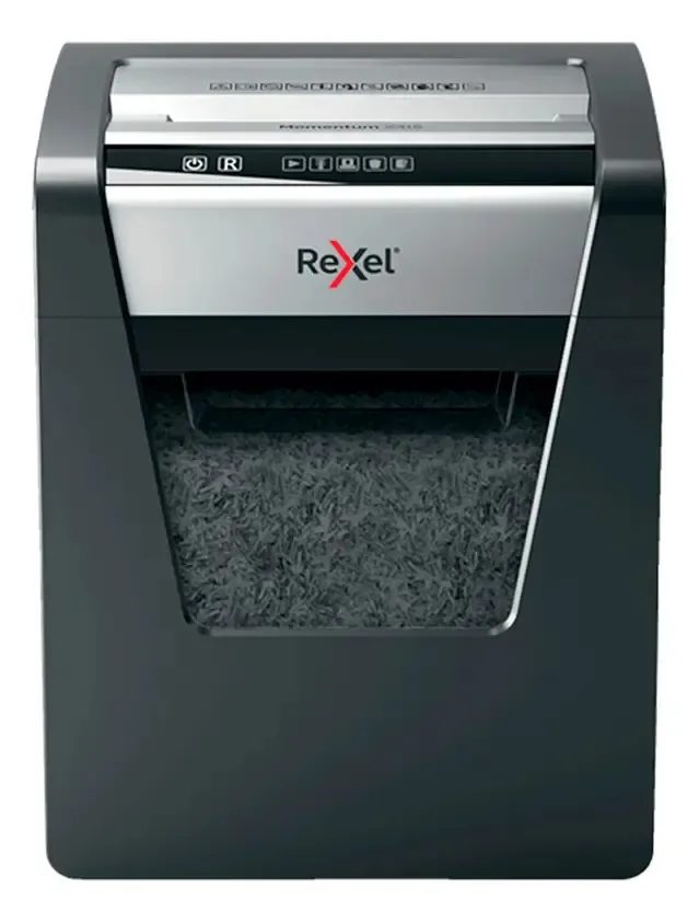 Triturador Momentum X415 Challa 23 Lts 225 folhas Rexel Black