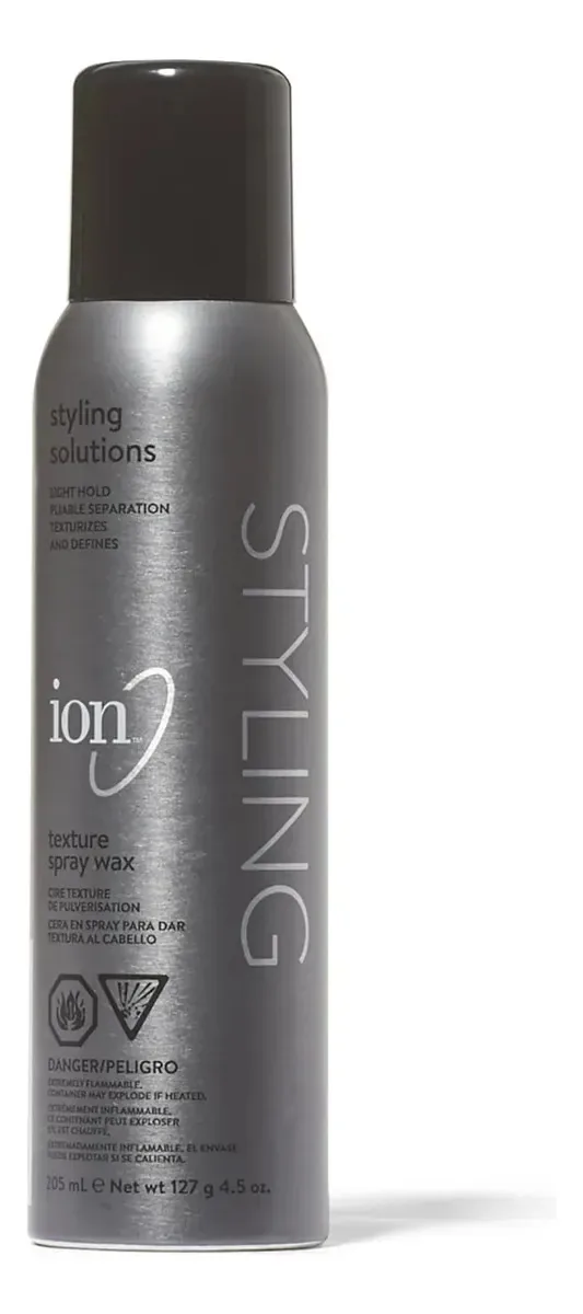 O íon de cera em aerossol texturizante adiciona definição e precisão