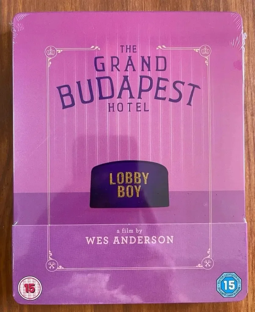 Bluray Steelbook O Grande Hotel Budapeste - Dub / Leg