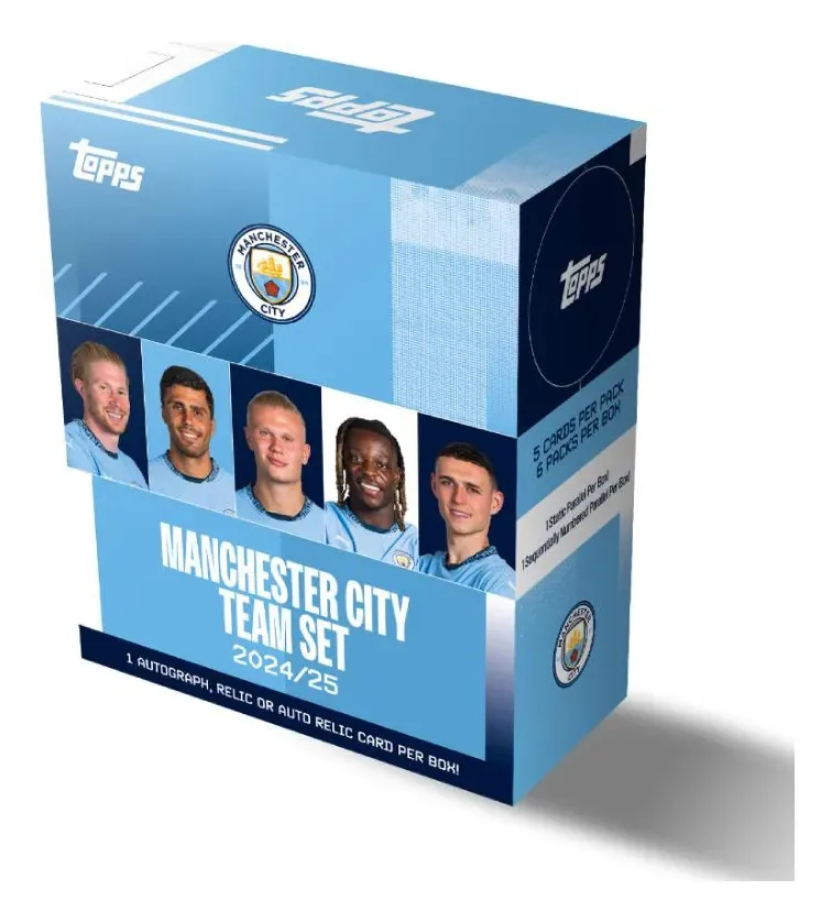 Topps Cards Manchester City 2024/25 Team - 30 Cards