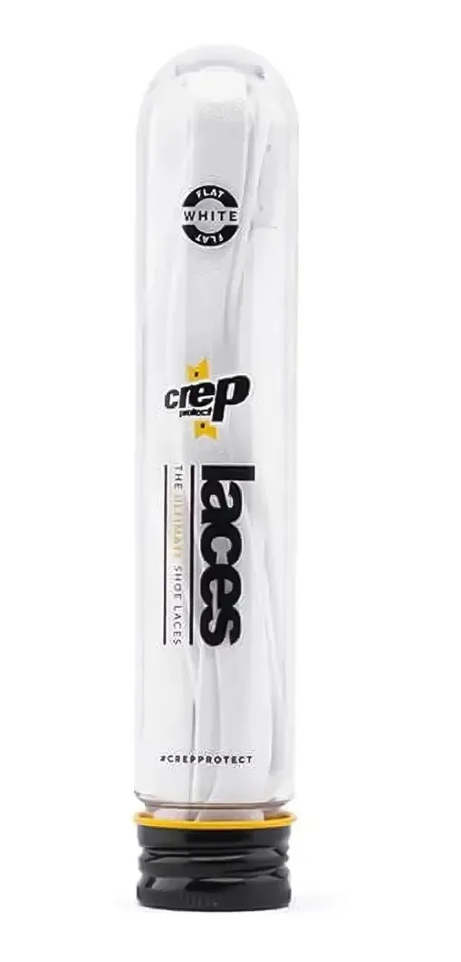 Cadarços planos Crep Protect Us, cadarços brancos 5056243300082 brancos